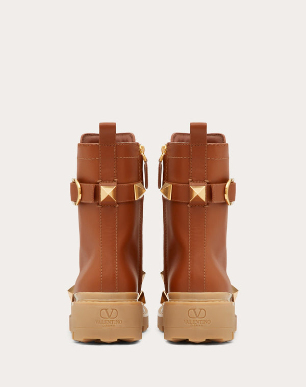 Combat Boot Roman Stud In Vitello 40Mm