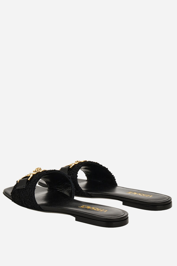 Medusa 95 Flat Sandal H.10 In Fabric