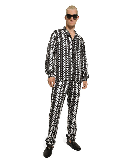 PRINTED SILK SHIRT