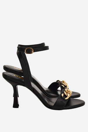 Icon Chain Sandal  In Calf Leather