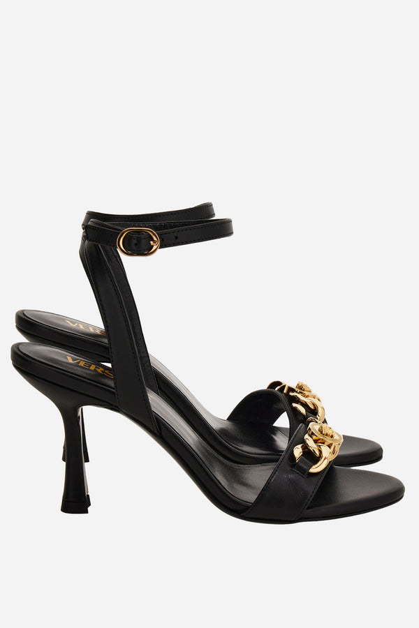Icon Chain Sandal  In Calf Leather