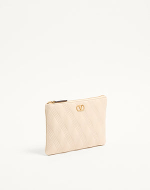 Pochette Valentino Garavani Quiltie 67 In Nappa Trapuntata
