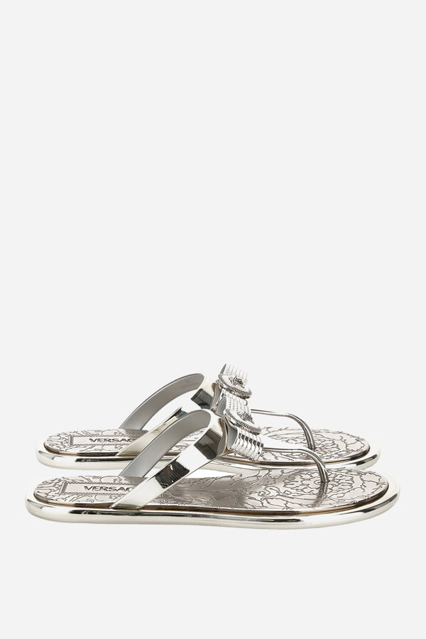 Gianni Ribbon Slides In Rubber