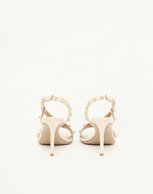 SANDALO ROCKSTUD IN VITELLO 85MM