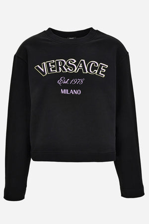 Sweatshirt In Sweatshirt Versace Milano Print