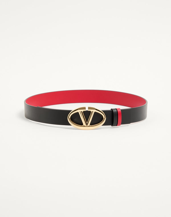 Cintura Reversibile Vlogo The Bold Edition In Vitello 30 Mm
