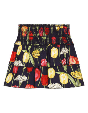 VIYELLA SKIRT WITH TULIP PRINT