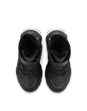 NYLON DAYMASTER HIGH-TOP SNEAKERS WITH DG LOGO