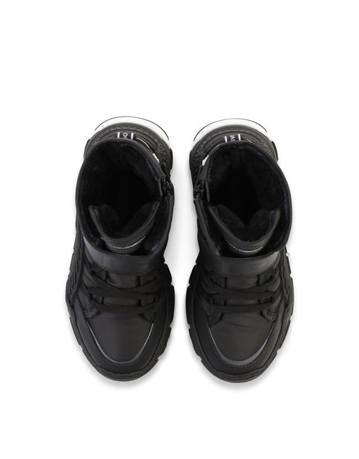 NYLON DAYMASTER HIGH-TOP SNEAKERS WITH DG LOGO