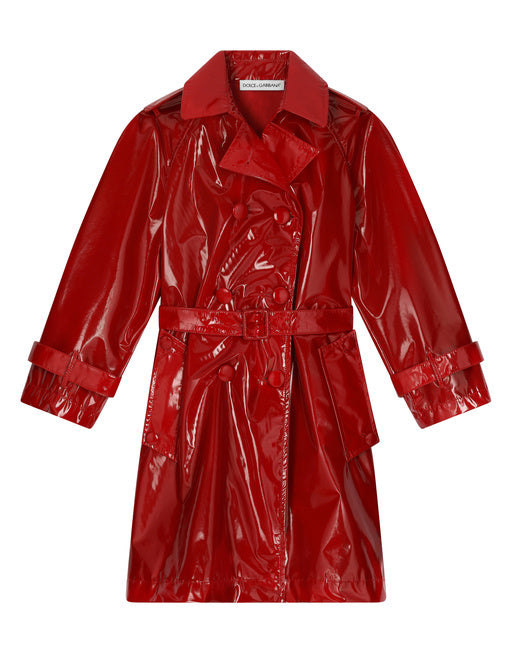 COATED FABRIC TRENCH COAT