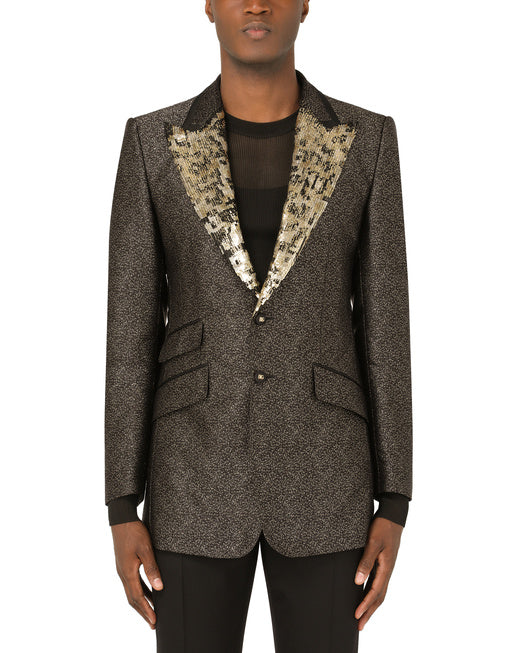 BEAT JACQUARD LAMÉ JACKET