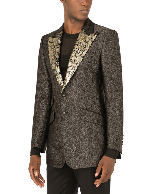 BEAT JACQUARD LAMÉ JACKET