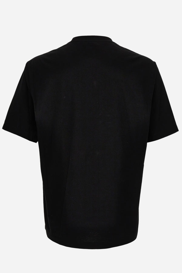 T-Shirt In Compact Cotton Jersey Fabric-Versace Pop Pin Print