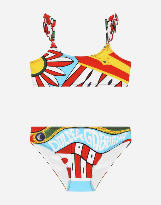 CARRETTO-PRINT BRALETTE BIKINI