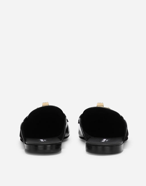 BRUSHED CALFSKIN MULES