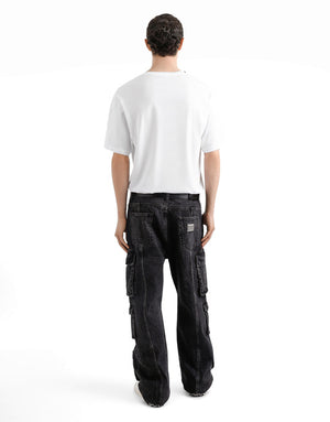 COTTON T-SHIRT WITH HAND AND CUP PRINT