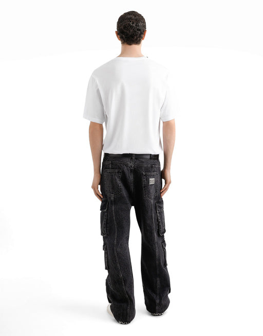 COTTON T-SHIRT WITH HAND AND CUP PRINT