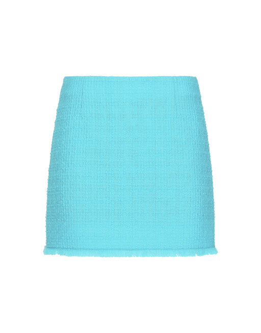 RASCHEL TWEED MINISKIRT: