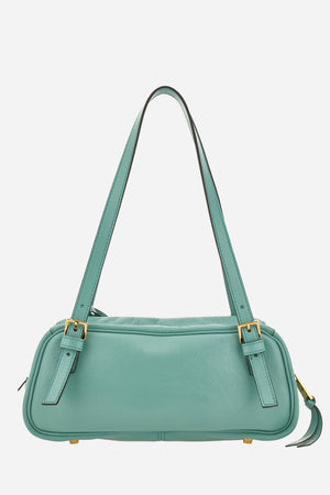 Versace Tag Shoulder In Lamb Leather