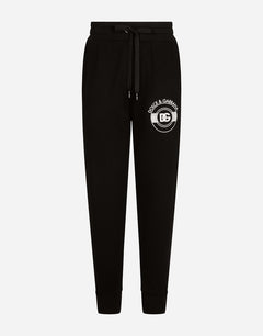 JERSEY JOGGING PANTS WITH DG LOGO PRINT