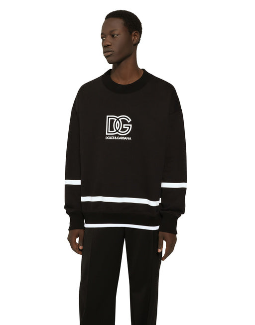 ROUND-NECK SWEATSHIRT WITH DG LOGO