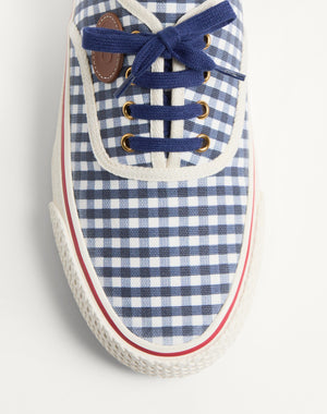Sneaker Nojoke In Tessuto Canvas Stampa Vichy