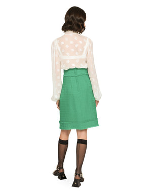 RASCHEL TWEED MIDI SKIRT
