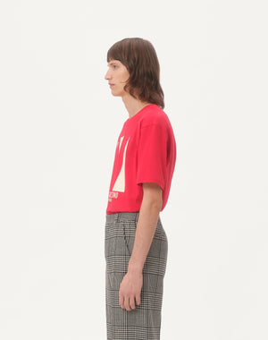 T-Shirt In Cotone Con Stampa Chez Valentino