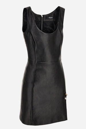 Dress Leather In Lamb Leather  With Safety Pin