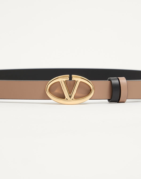 Cintura Reversibile Vlogo The Bold Edition In Vitello 20 Mm