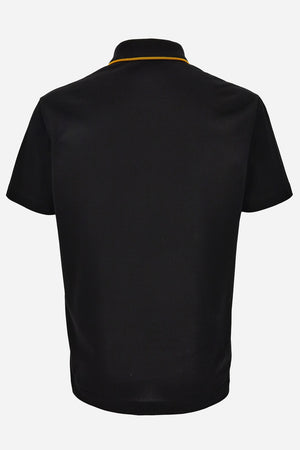 Polo In Piquet Fabric + Architectural Barocco Crest Embroidery