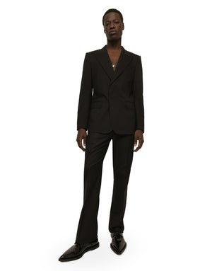 STRETCH WOOL PANTS