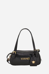 Versace Tag Mini Shoulder In Lamb Leather
