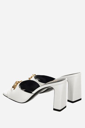 Icon Chain Mule  In Calf Leather