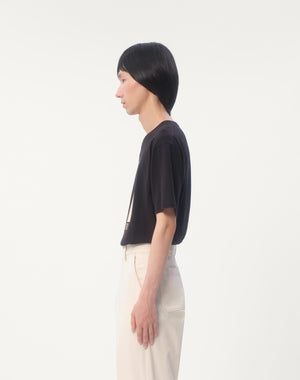 T-Shirt In Cotone Con Stampa Chez Valentino
