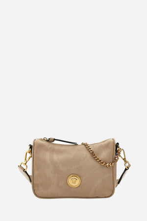 Icon Nylon Hobo Bag In Nylon Jacquard-Calf Leather