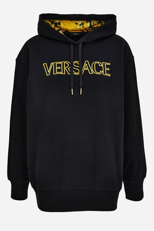 Sweatshirt In Sweatshirt With Versace Outline Embroidery