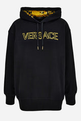 Sweatshirt In Sweatshirt With Versace Outline Embroidery