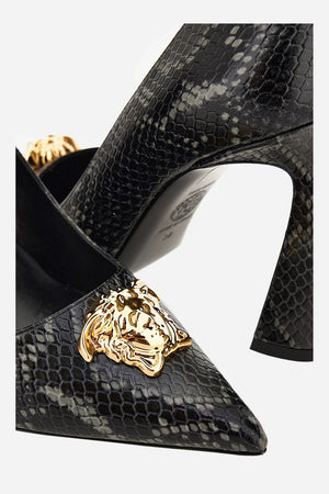 La Medusa Pump  In Printed Python Calf Leather