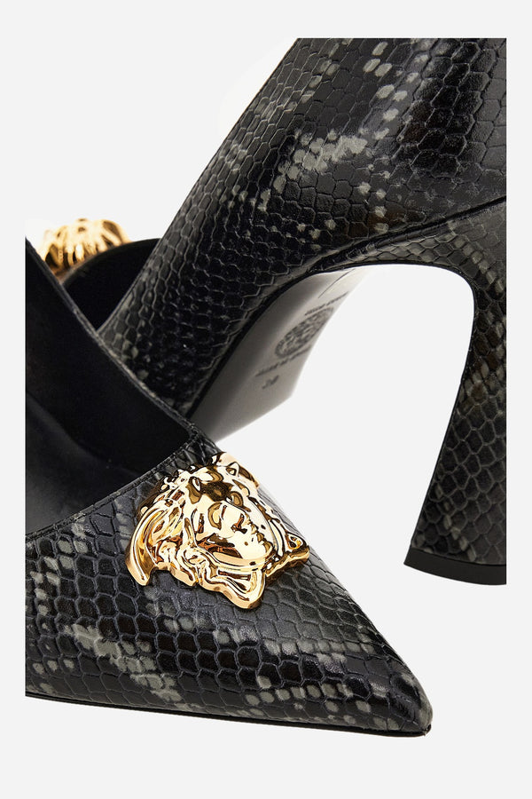 La Medusa Pump  In Printed Python Calf Leather