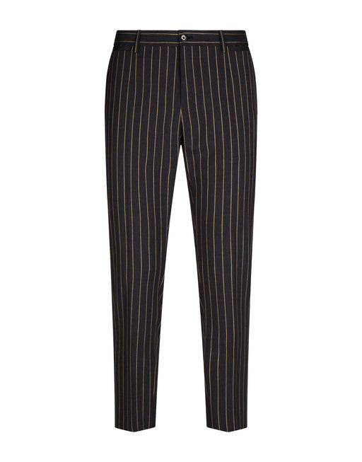 PINSTRIPE VIRGIN WOOL PANTS