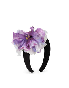 SILK HEADBAND WITH FLOWER
