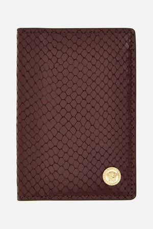 Icon Card Case In Printed Ayers Calf Leather
