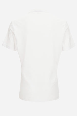T-Shirt In Jersey Fabric-Medusa Versace Greca Print