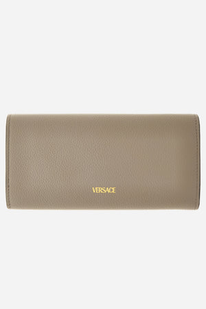 La Medusa Long Wallet In Grainy Calf Leather