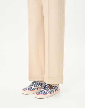 Sneaker Nojoke In Tessuto Canvas Stampa Vichy