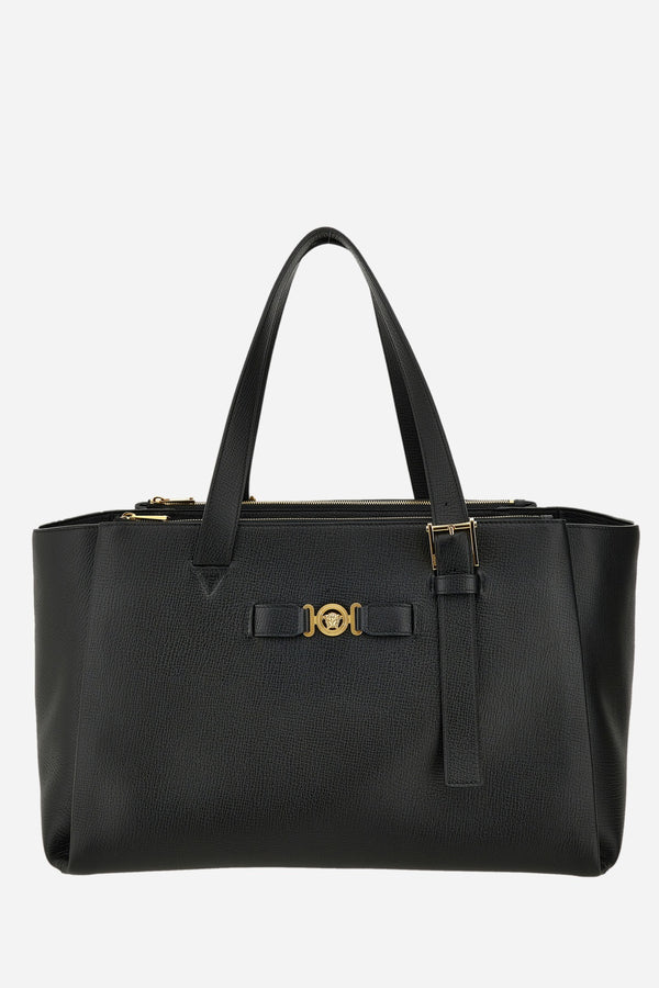 Medusa Biggie Maxi Tote In Calf Leather