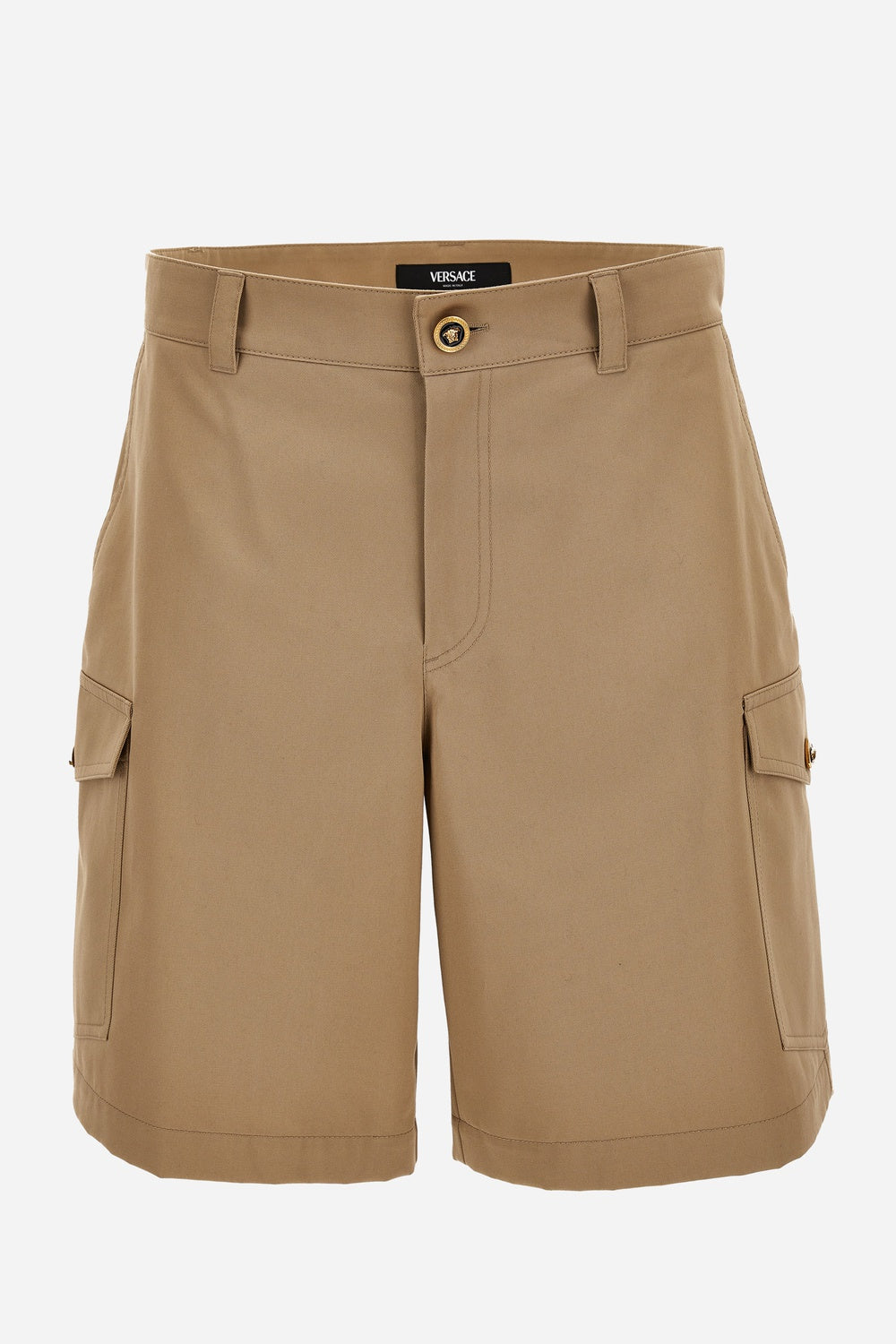 Shorts In Gabardine Cotton Fabric