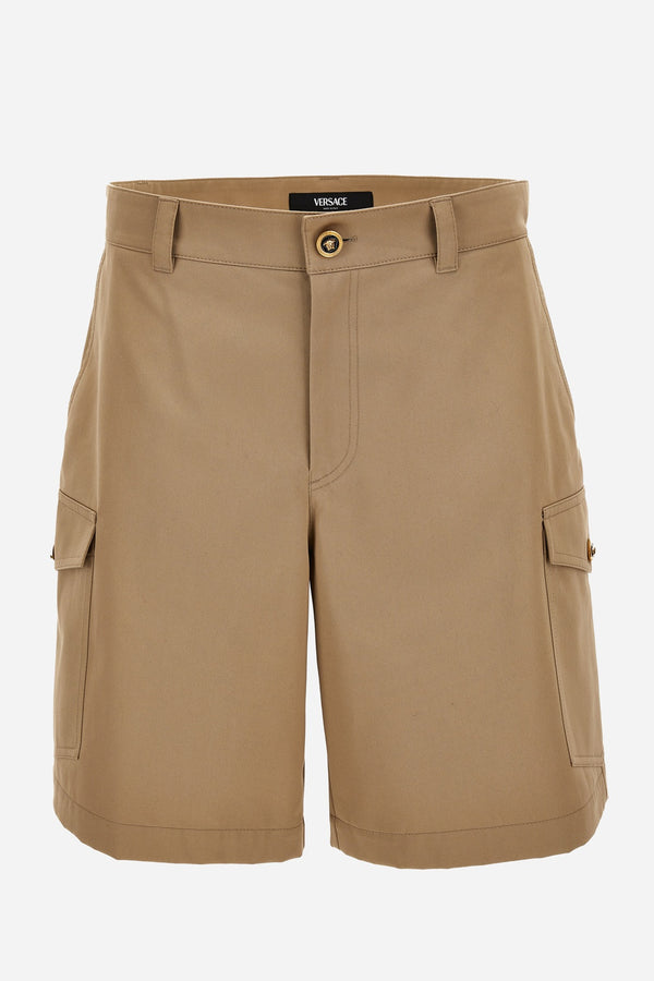 Shorts In Gabardine Cotton Fabric