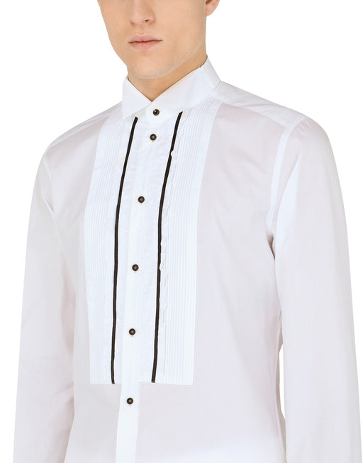 COTTON GOLD-FIT TUXEDO SHIRT